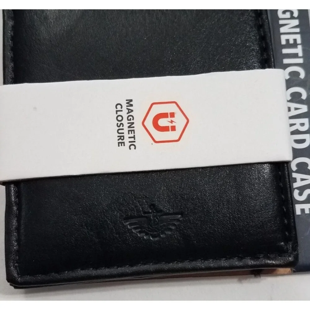 Dockers black leather
